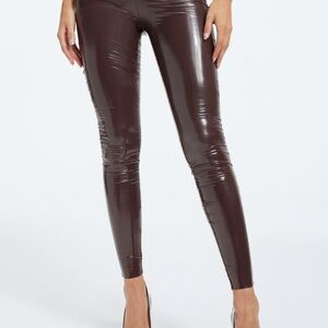 GOOD AMERICAN Brown High-Shine Women's Leggings SIZE 0 XS NWOT